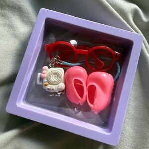 Pink Labubu Accessories Set